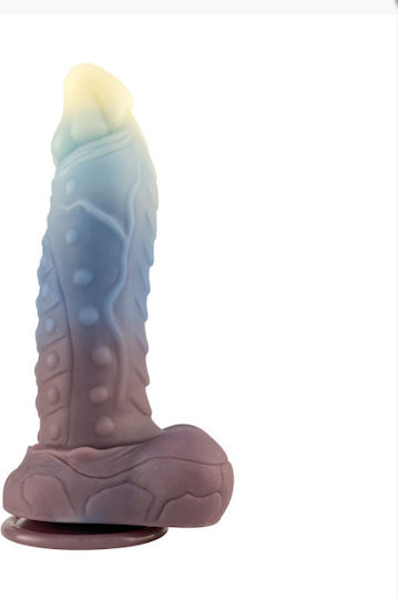 APH Realistisches Dildo mit Saugnapf Hellblau