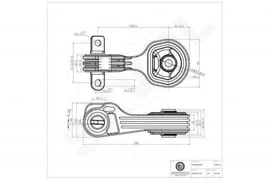Suport Motor Spate Superior Honda CR-V IV 50880T0AA81