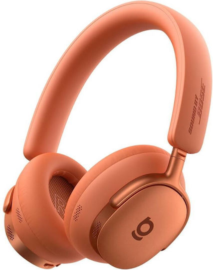 Baseus XH1 OS Sound By Bose Wireless Wired Over Ear Headphones With 100 Hours Playing Time Sunset Coral