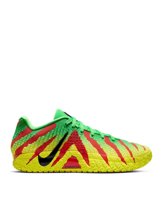 Ja 3 "Jurassic Park Explorer" Χαμηλά Μπασκετικά Παπούτσια Green Spark / Black / University Red / Dynamic Yellow