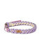 Unicord Handmade Dog Collar Flower Power Lilac Green Yellow Pastel 44-50cm Large