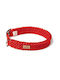 Unicord Handgemachtes Hundehalsband Halsband Rotes 37-43cm Mittel