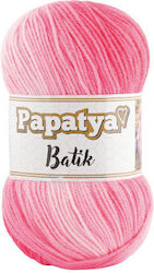 Kamgarn Papatya Batik Νημα Πλεξιματος Col554-05 Ροζ Πολυχρωμο Ακρυλικο 100gr 360mtr