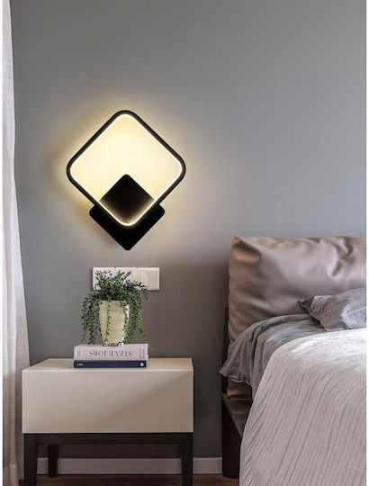 Lightplanet Φωτιστικό Τοίχου με Ενσωματωμένο LED Μαύρο
