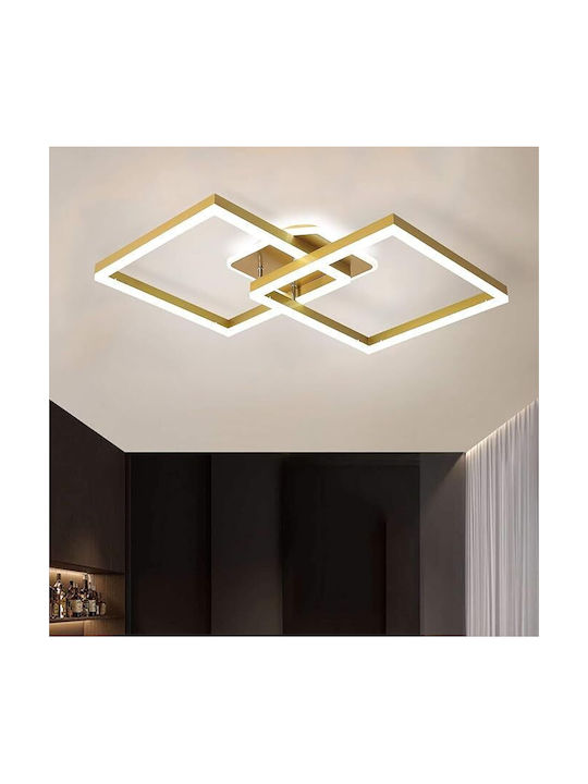Lightplanet Deckenleuchte Montieren Gold Mit Integrierter LED Und Fernbedienung