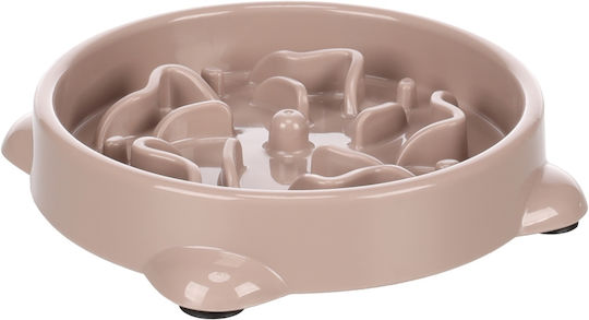 Flamingo Малка Купа от Пропилен за Бавно Хранене за Куче с Основа 300ml 16cm (различни цветове)