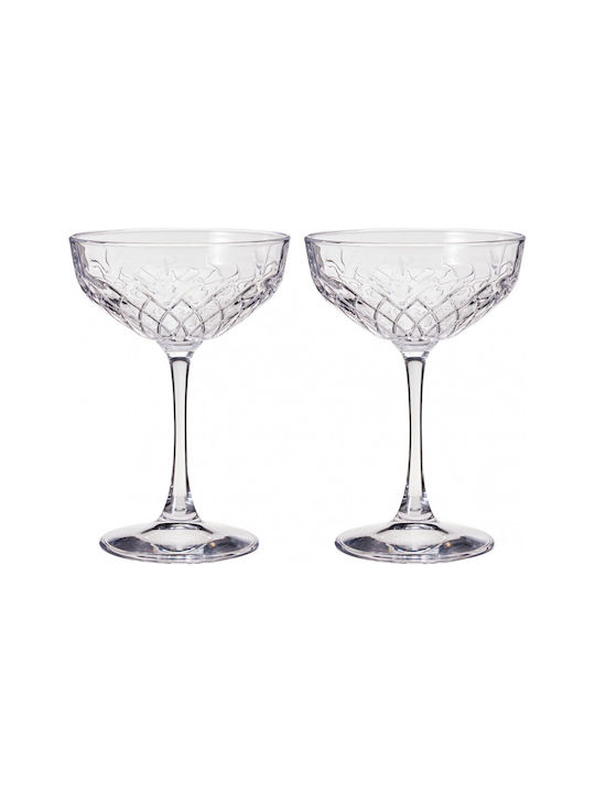 Excellent Houseware Set of Cocktail/Drinking Glass Goblets 250ml 2 Pieces