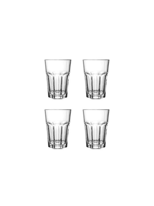 Excellent Houseware Set Pahare Din Sticlă 500ml 4 Bucăți