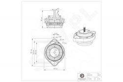 Στήριγμα Κινητήρα Bmw X3 Αριστερή 22113400335