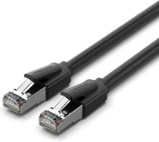 Vention S/FTP Cat.8 (40Gbps) Καλώδιο Δικτύου Ethernet 1m Μαύρο