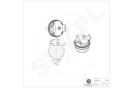 Μπροστινό Στήριγμα Κινητήρα Seat Toledo I Vw Golf Ii Jetta Ii Passat 191 199 279 B