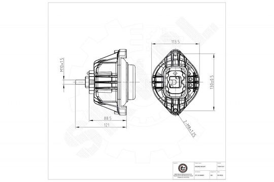 Δεξιό Στήριγμα Κινητήρα Bmw 1 3 X1 Z4 22116768852