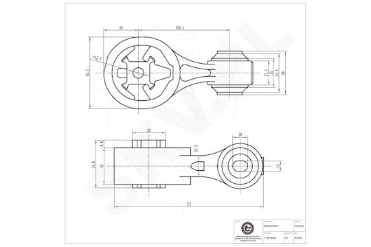 Suport Motor Nissan Qashqai X-Trail III Renault Kadjar Spate Dreapta 113504ba0a