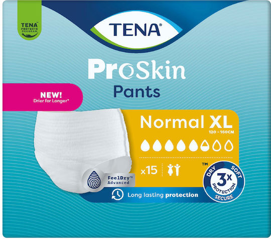 Tena Proskin Inkontinenz-Unterwäsche XLarge 15Einheiten