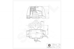 Μαξιλάρι Κιβωτίου Ταχυτήτων Vw Bora I Golf Iv New Beetle Πίσω Αριστερά 1j0199555bd