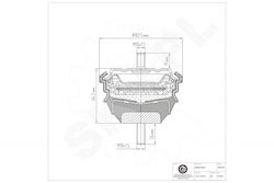 Μπροστινό Στήριγμα Κινητήρα Bmw 5 7 8 Z8 Fiat Palio 11811139019