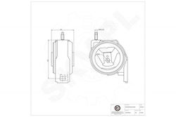 Mercedes-Benz Vaneo Μαξιλάρι Κιβωτίου Ταχυτήτων Πίσω