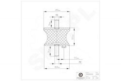 Μαξιλάρι Κιβωτίου Ταχυτήτων Bmw 3 5 6 7 Πίσω 23711131664 Μαξιλάρι Κιβωτίου Ταχυτήτων Bmw 3 5 6 7 Πίσω 23711131664