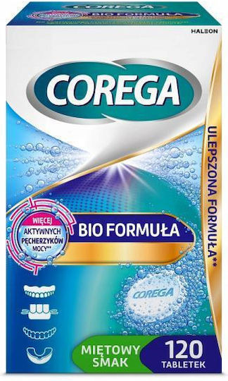 Corega Bio Reinigungsmittel Für Zahnersatz 120 Stück