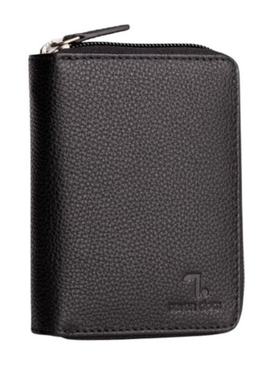 Leather Men's Travel Wallet Black