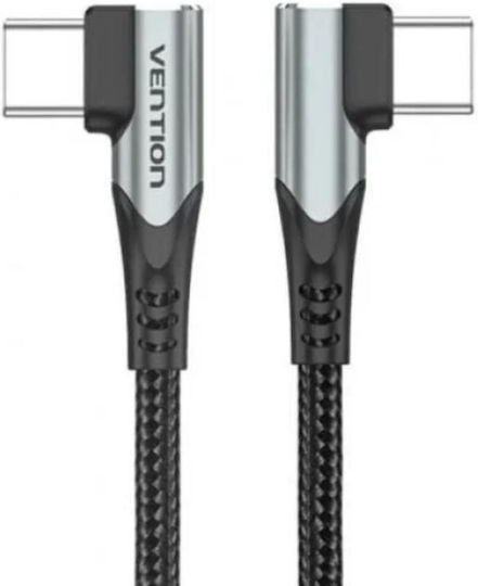 Vention USB 2.0 Cable USB-C Male - USB-C 100W PD Gray 0.5m TANHD