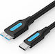 Vention USB Typ-C Kabel USB 3.0 Männlich - Micro-USB-B Schwarz 1m -46716
