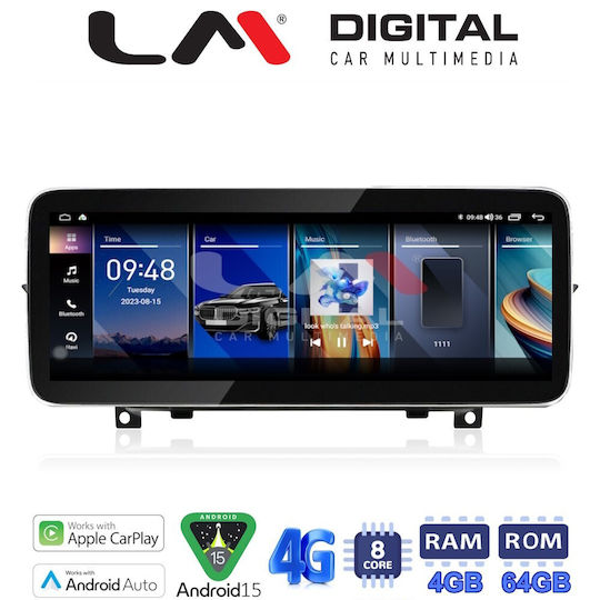 Lm Digital Lm Kh4 219 Cic Οθόνη Oem Multimedia Αυτοκινήτου Bmw X1 E84 2009 > 2014 Σύστημα Cic Carplay Androidauto Bt Gps Wifi Gprs
