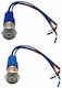 Led Illuminated Recessed On Off Button Switch