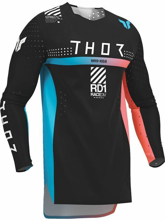 Thor Блуза Synth Racewear Sportmode Черна Polyester