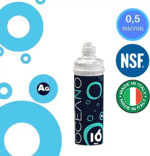 Oceano Filtru De Apă De Schimb Sub Blat Din Carbon Activat ON16 0.5 μm 63-0145