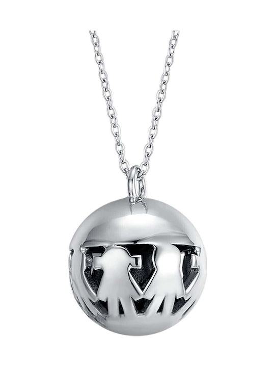 Luca Barra Necklace Mum from Steel