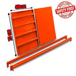 Raft Single Greu 150x40 Portocaliu 15040.055