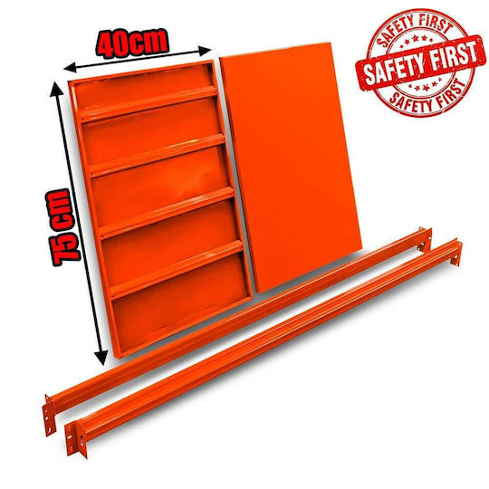Single Heavy-Duty Shelf 150x40 Orange 15040.055