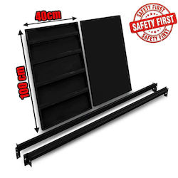 Raft Single Greu 200x40 Negru 20040.066