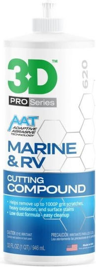 3d Marine Rv Cutting Compound Cutting Paste Boats 946ml