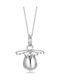 Luca Barra Necklace Mum from Steel