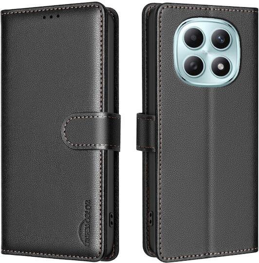 Xiaomi Poco M8 Pro 5g Redmi Note 15 Pro+ 5g Binfen Case Color Bf32 Flip Wallet Synthetic Leather Pu Tpu Black Rfid Wallet Stand