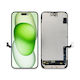 Screen with Touch Mechanism for iPhone 15 Plus Black