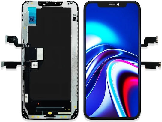 Ersatzbildschirm für Mobiltelefone OLED mit Touch-Mechanismus für iPhone XS Max Schwarz