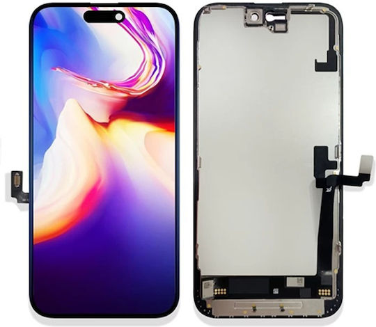 Οθόνη με Μηχανισμό Αφής για iPhone 16 Plus (Μαύρο)