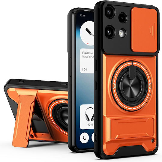 Handyhülle Nothing 3a Lite 5g Oem Harte Rückseite Pc+tpu Orange Stand