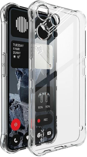 Imak Handyhülle Nothing 3a Lite 5g Rückseitencover Tpu Transparent Nackenriemen