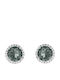 Verorama Verorama Ohrringe Rosette aus Silber Graue