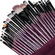 Set 20 Professional Makeup Brushes Sensopro Milano Travel Mauve + Gift