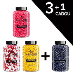 Set 3+1 Free Sensopro Milano Elastic Wax Epilation Mix Pack 400g