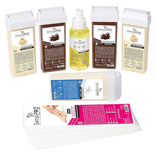 Sensopro Milano Kit Consumabile Ceară Depilatoare Chocolate Delight