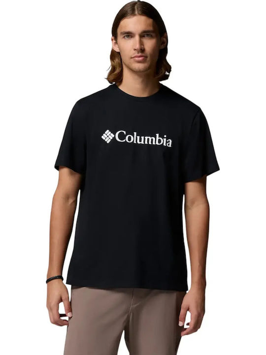 Columbia Csc Basic Logo Μπλούζα Κοντομάνικη Μαύρη