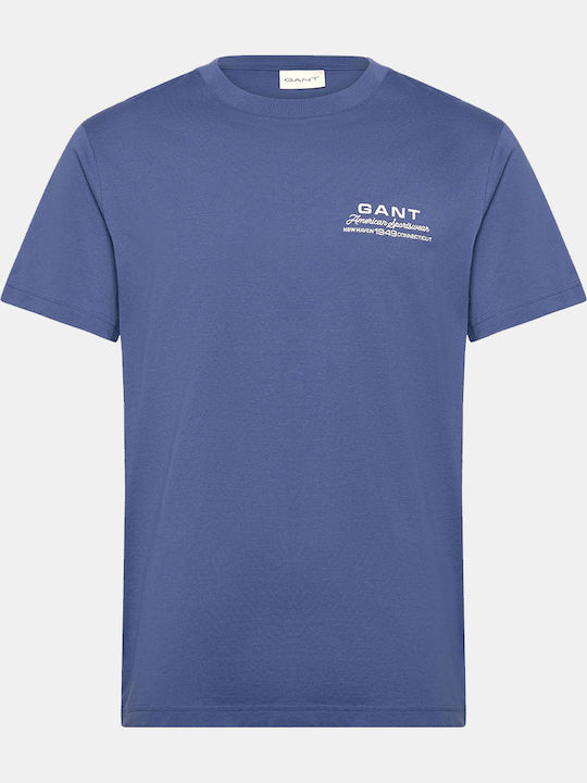 Gant Тениска Steelblue