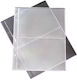 Set 10 Foițe Pentru Legătorie Pentru Bancnote 2 Buzunare 18 X 12 Cm Transparente 3 Găuri 5.5x7x7x5.5 Cm Er D L