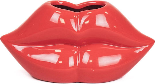 Housevitamin Διακοσμητικό Βάζο Lip Red